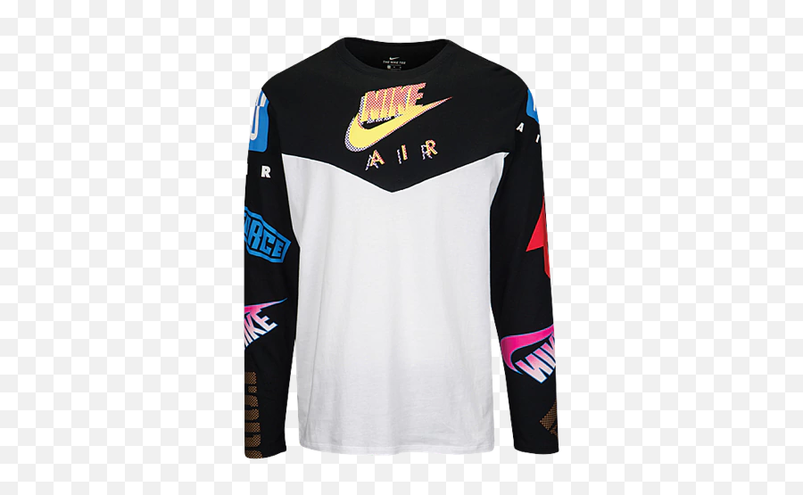 Mens Nike Long Sleeve Shirts - T Shirt Nike Foot Locker Emoji,Alligator Logo Clothing
