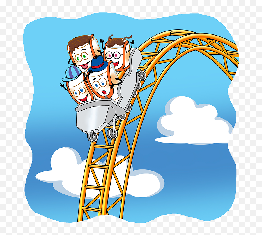Marshmallow Family Roller Coaster Hershey Koa - Vertical Emoji,Roller Coaster Clipart