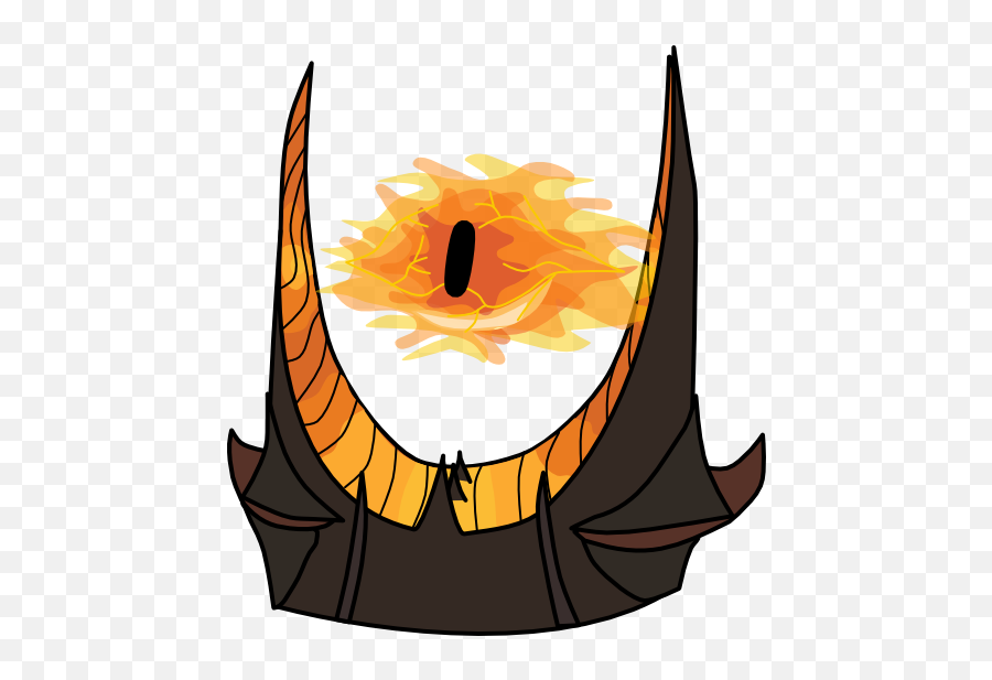 Download Eye Of Sauron Png Png Image Emoji,Eye Of Sauron Png