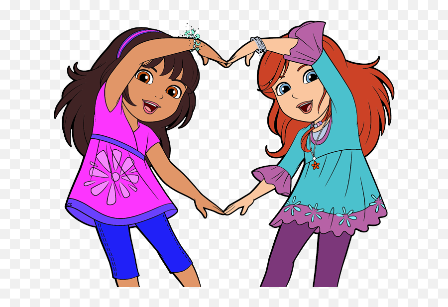 Friends Clipart Images Cartoon Clip Art - Friendship Cartoon Images Hd Emoji,Friends Clipart