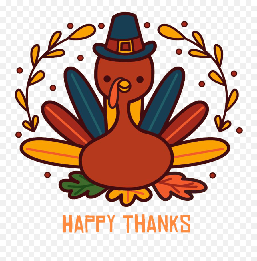 Free U0026 Cute Thanksgiving Clipart - Tulamama Emoji,Cute Turkey Clipart Black And White