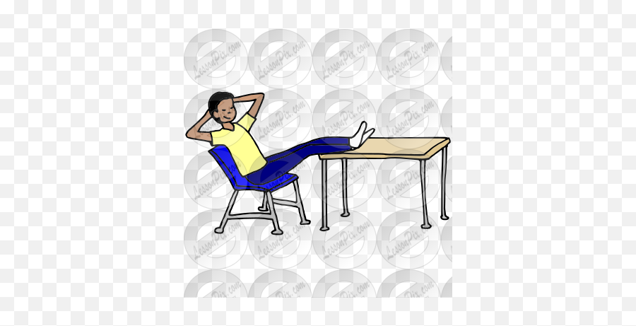 Easy Picture For Classroom Therapy Use - Great Easy Clipart Emoji,Relaxing Clipart