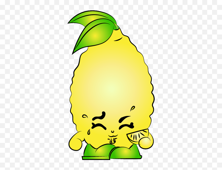 Sour Lemon Shopkins Clipart Transparent - Clipart World Emoji,Sneaky Clipart