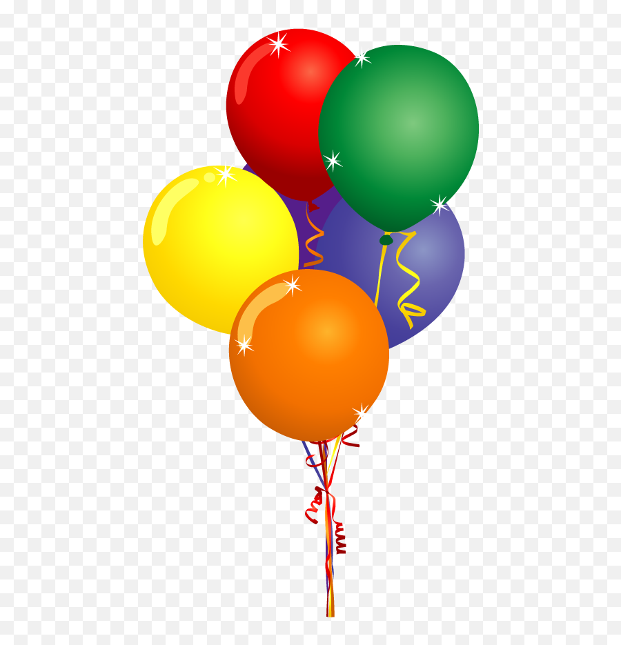 Balloons Clip Art Birthday Clipart - Balloon Birthday Clip Art Emoji,Balloon Clipart