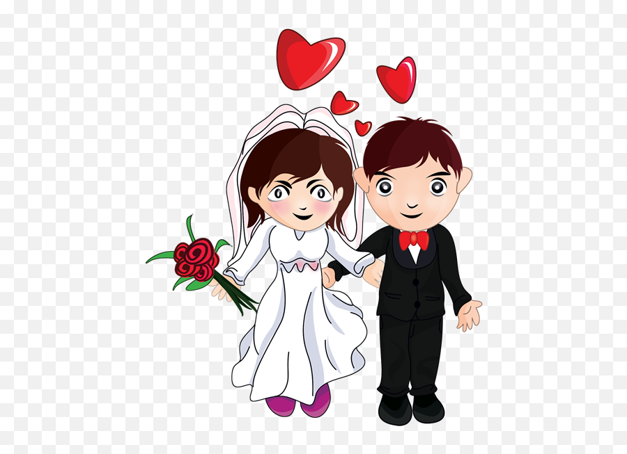 Download Hd Free Groom U0026amp Bride Clip Art - Wedding Emoji,Hands Holding Heart Clipart