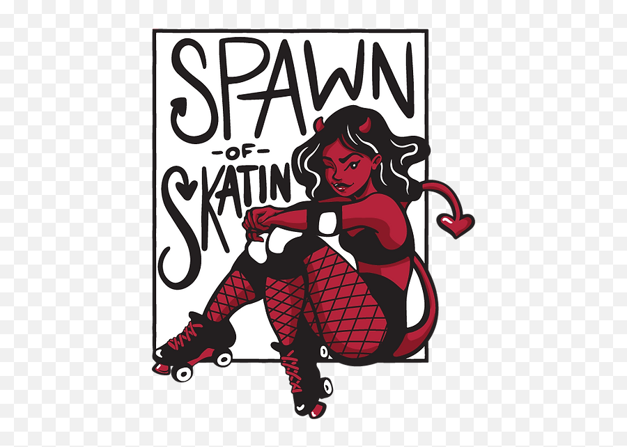 Roller Derby Spawn Of Skatinu0027 - Girly Emoji,Spawn Logo