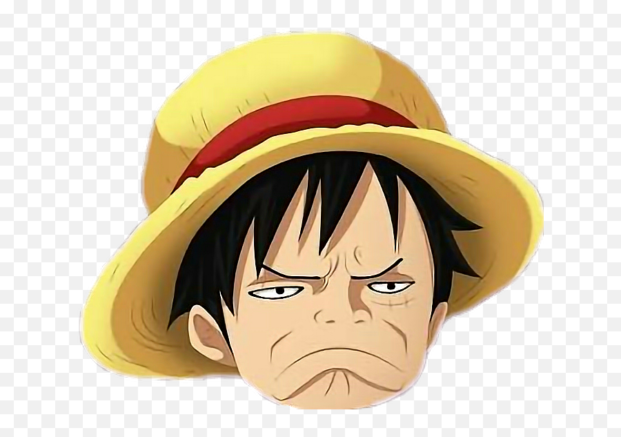 Luffy Png - Luffy Face Png Emoji,Luffy Png