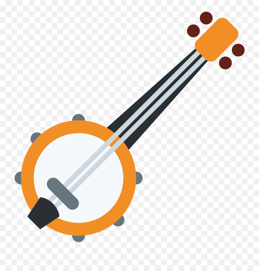 Banjo Emoji Clipart - Banjo Emoji Png,Banjo Png