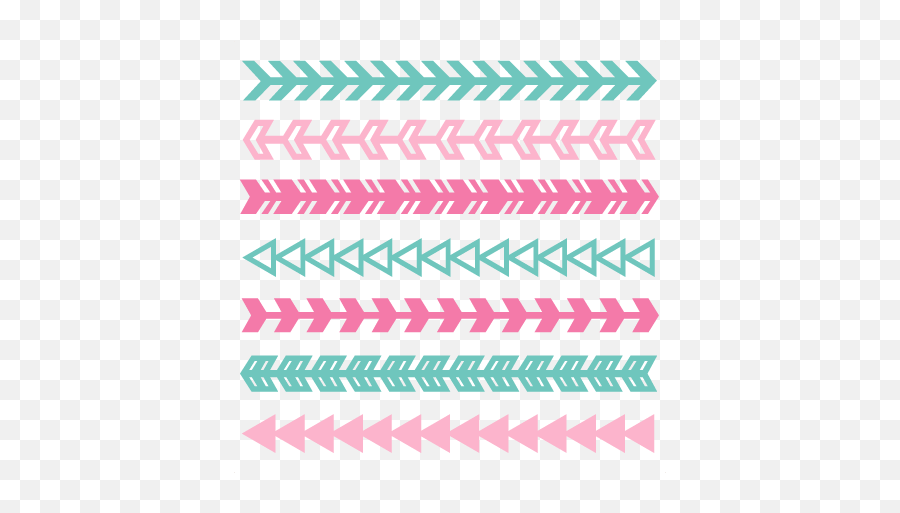Download Hd Arrow Borders Set Svg Scrapbook Cut File Cute - Cute Border Designs For Scrapbook Emoji,Cute Arrow Png
