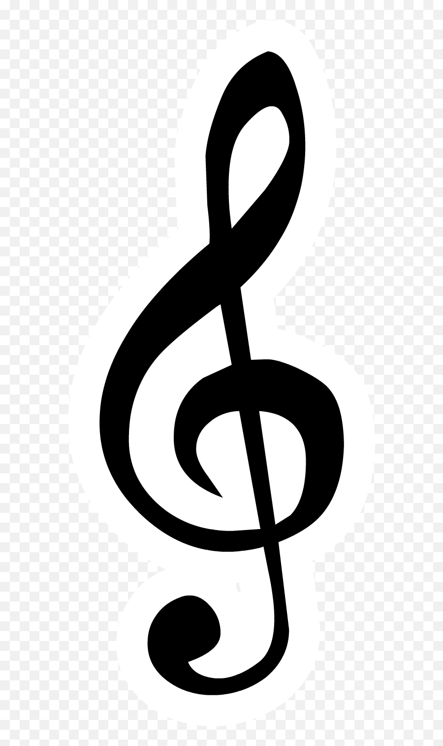 Clef Note Png Transparent Images Png All - Treble Clef Emoji,Music Note Png