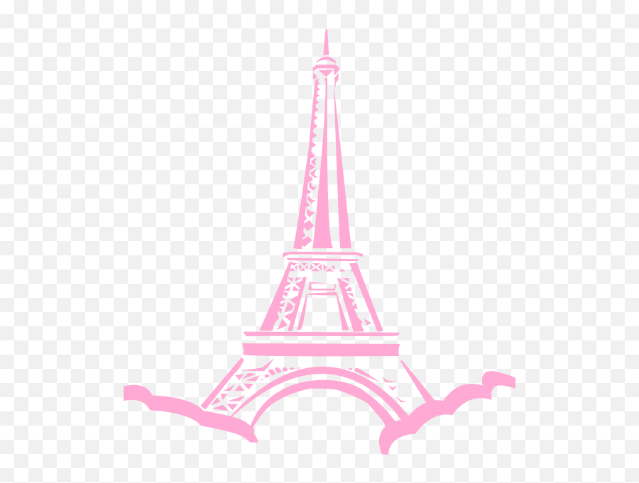 Download How To Set Use Eiffel Tower Clipart - Full Size Png Cartoon Eiffel Tower Pink Emoji,Tower Clipart