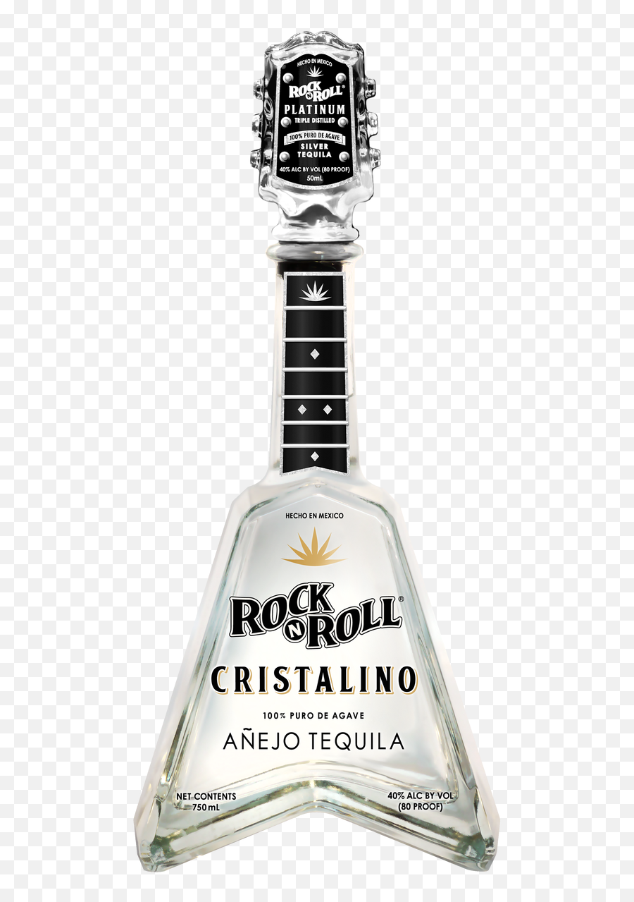 Rock N Roll Tequila Cristalino Añejo - Rock N Roll Tequila Anejo Cristalino 750ml Emoji,Rock And Roll Png