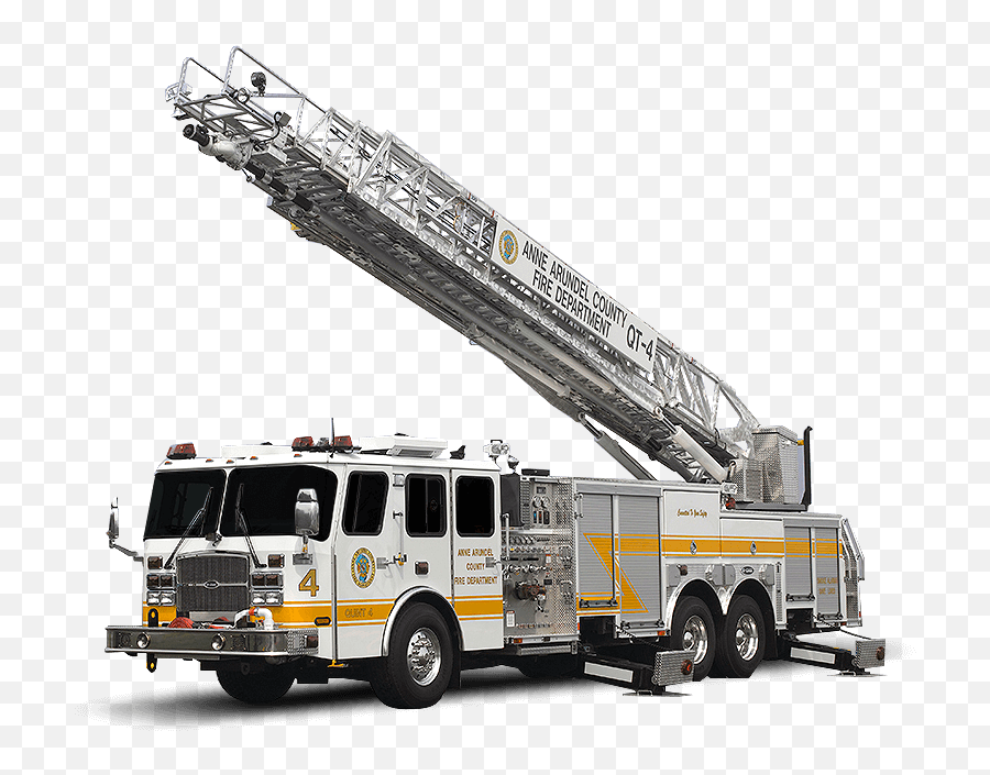 Cr 100 Aerial Ladder Fire Truck - E One Cr 100 Torque Box Emoji,Fire Truck Png