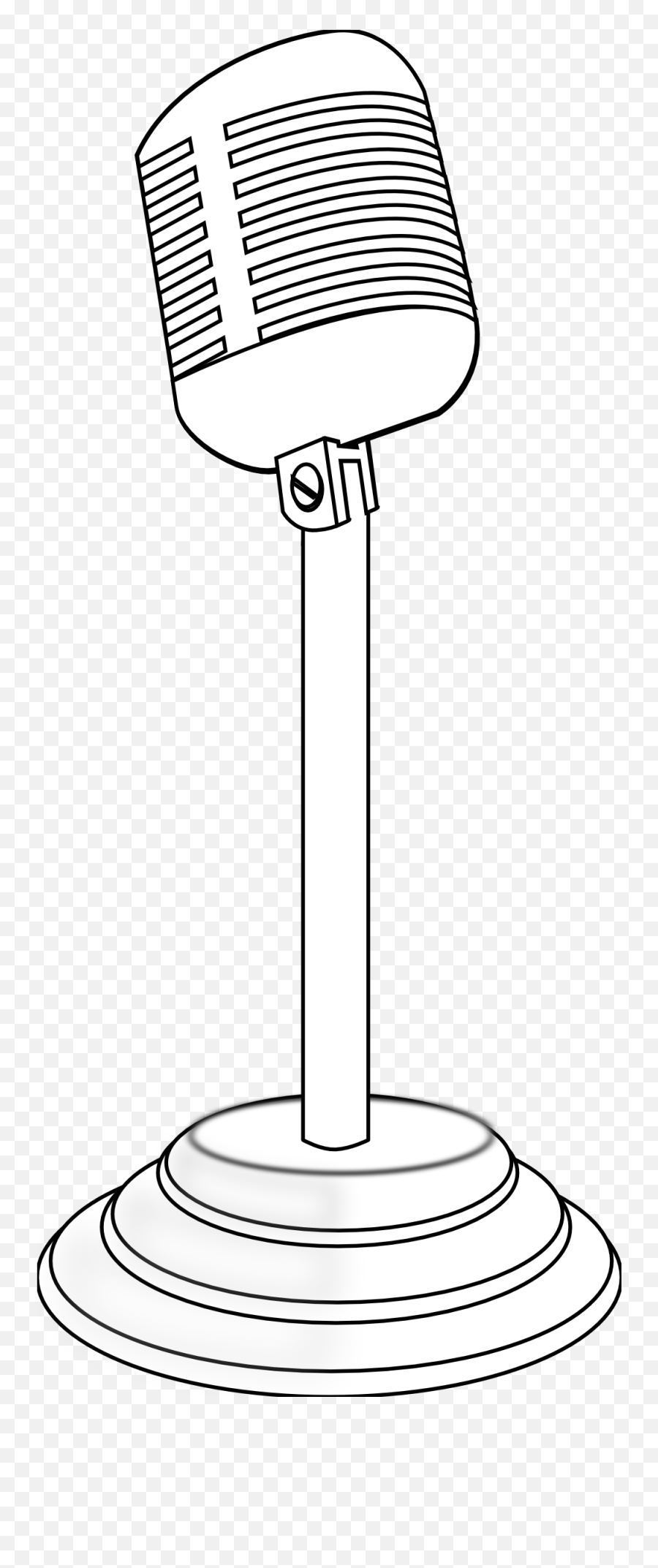 Old Mic Vector - Clipart Best Micro Emoji,Mic Clipart