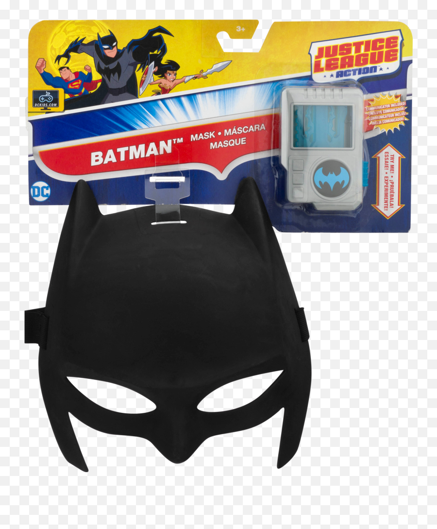 Download Justice League Batman Mask Toy - Full Size Png Emoji,Batman Mask Png