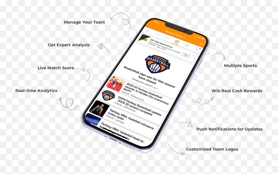 App Of The Week Espn Fantasy Sports App For The Top Fans - Smart Device Emoji,Espn Fantasy Football Logo