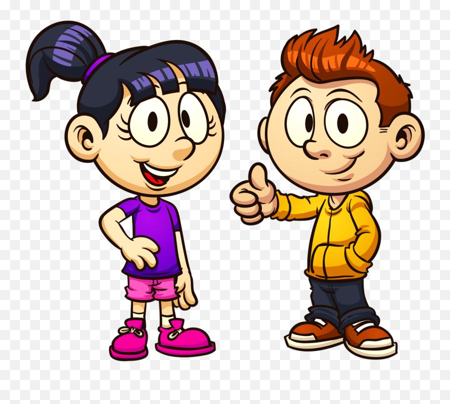 Png Files Clipart - Children Talking Cartoon Png Emoji,Talking Clipart