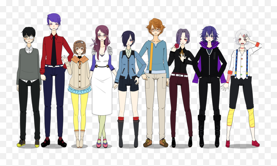 All The Tokyo Ghoul Characters Iu0027ve Done 1116187 - Png Emoji,Tokyo Ghoul Png