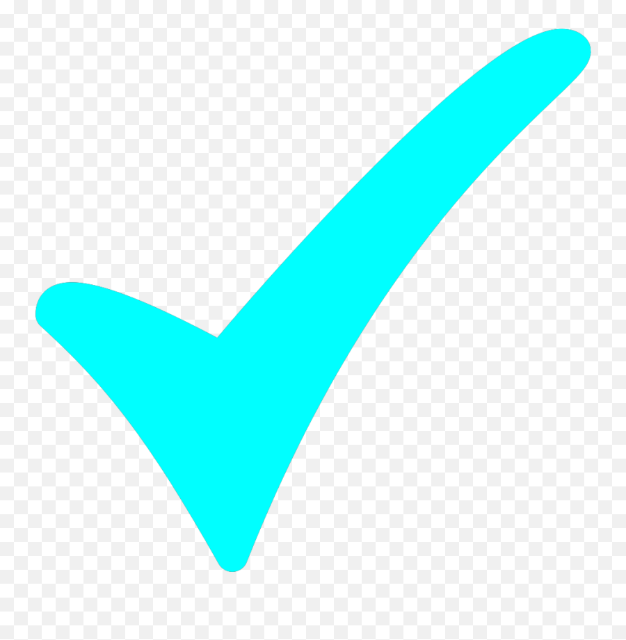 Aqua Checkmark Png Svg Clip Art For - Teal Check Mark Transparent Emoji,Checkmark Png