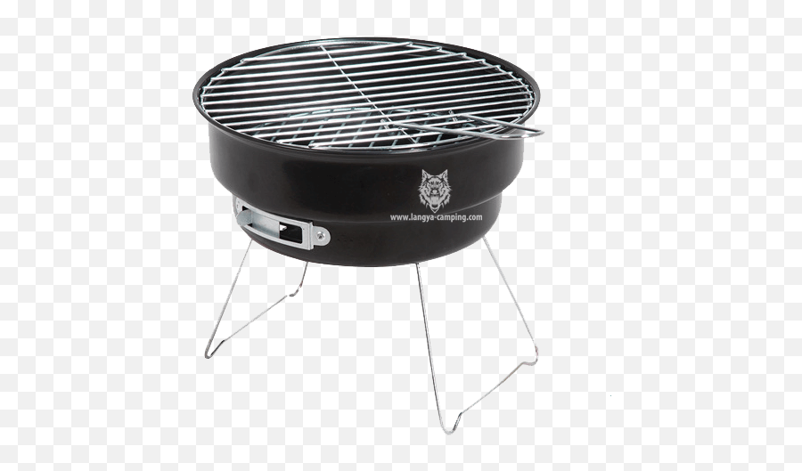 Download Round Portable Charcoal Bbq Grill Pot Ly - 989n Bbq Emoji,Grillz Png