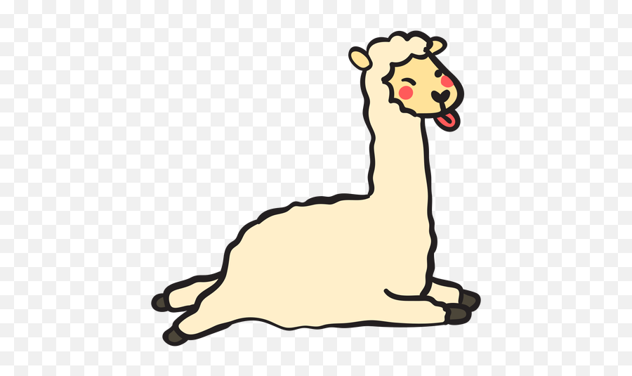 Cute Llama Running Jumping Transparent Png U0026 Svg Vector Emoji,Llama Face Clipart