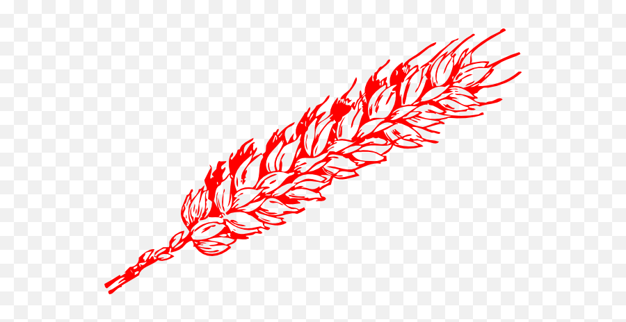 Red Wheat Clip Art At Clker - Red Wheat Png Emoji,Wheat Clipart