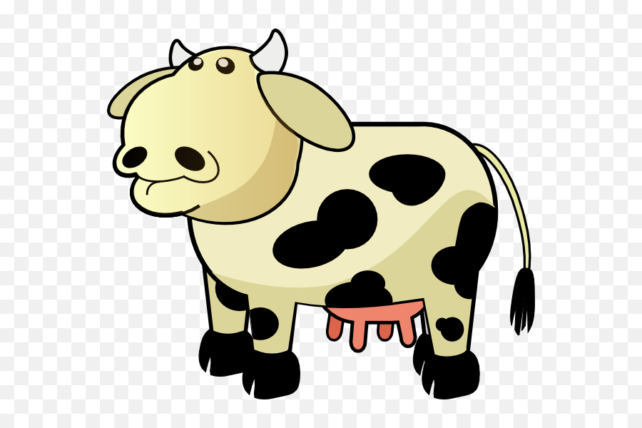 Clipart Panda - Cow Colour Emoji,Free Clipart For Commercial Use