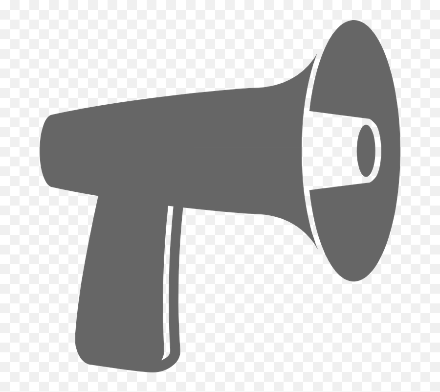 Download Hd Speakers Clipart Bullhorn - Megaphone Clipart Emoji,Loudspeaker Clipart
