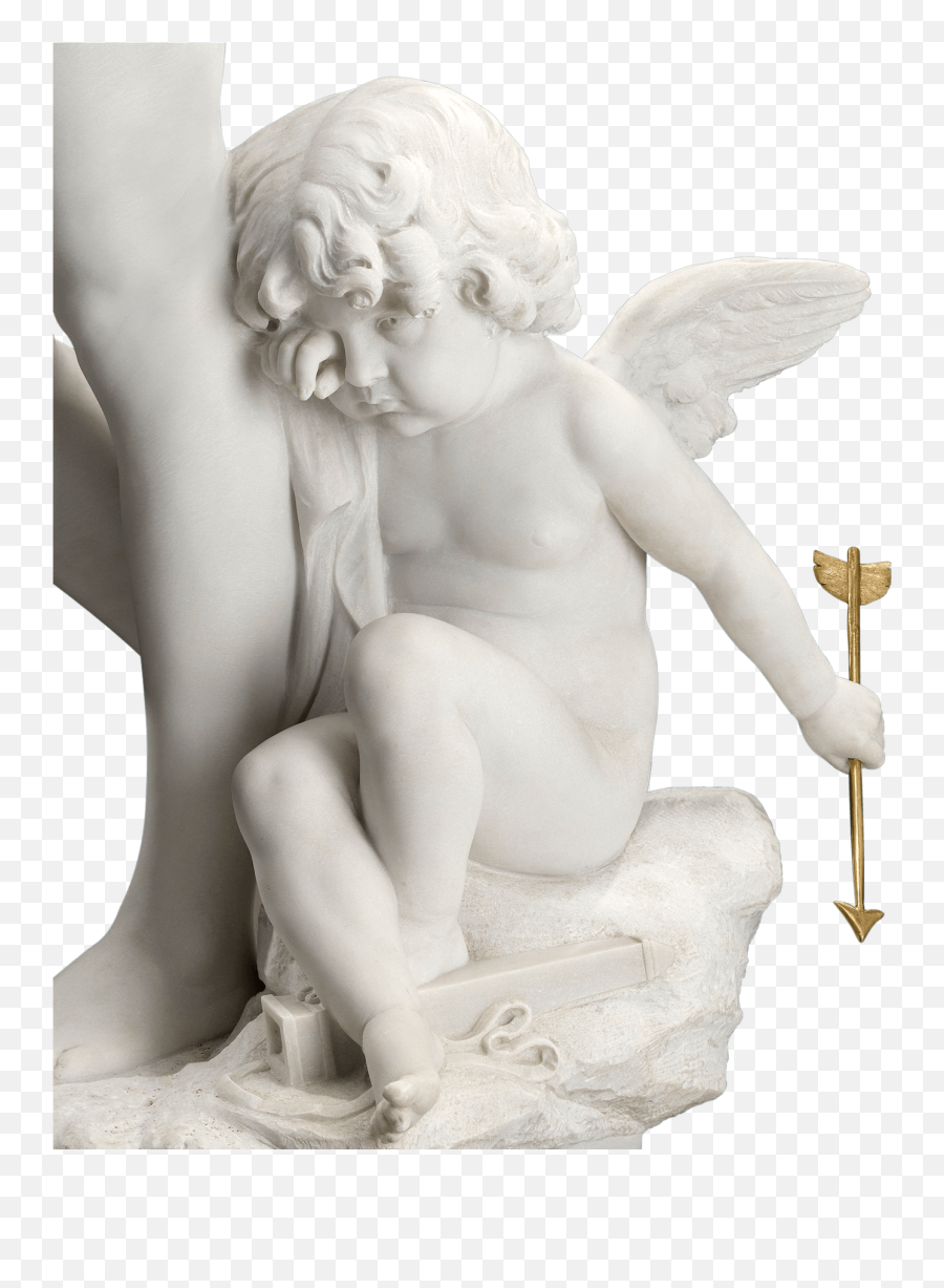 1400 X 1750 35 - Cupid Statue Transparent Full Size Png Emoji,Cupid Transparent