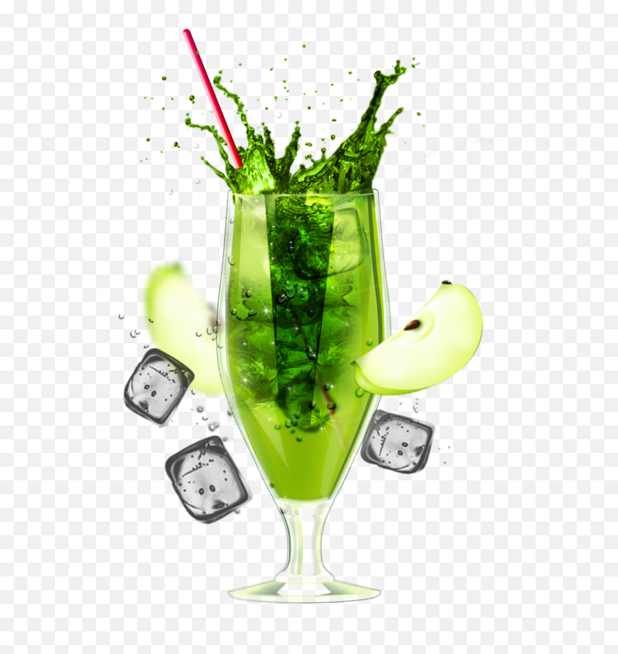 Cocktail Png - Green Cocktail Png Emoji,Drink Png