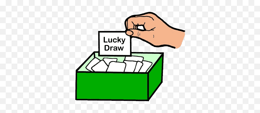 Lucky Draw Box Clipart - Lucky Draw Box Clipart Emoji,Draw Clipart