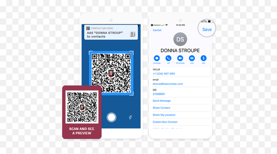 Create A Virtual - Vcard Qr Code Business Card Emoji,Instagram Logo For Business Cards
