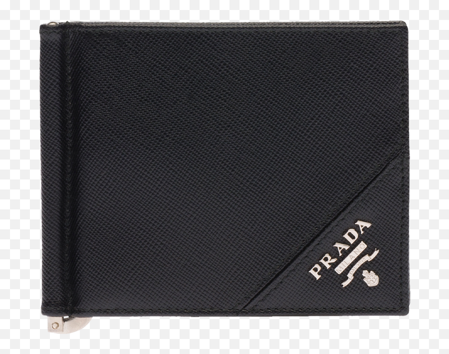 Saffiano Leather Wallet - Horizontal Emoji,Prada Logo