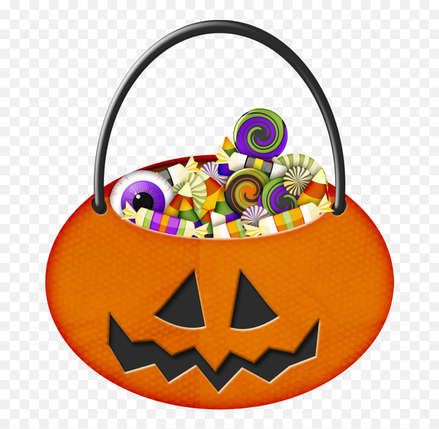 Halloween Clipart Halloween Iii - Clip Art Halloween Bucket Of Candy Emoji,Halloween Png