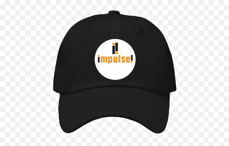 Black Impulse Classic Logo Hat - Impulse Records Emoji,Classic Logo