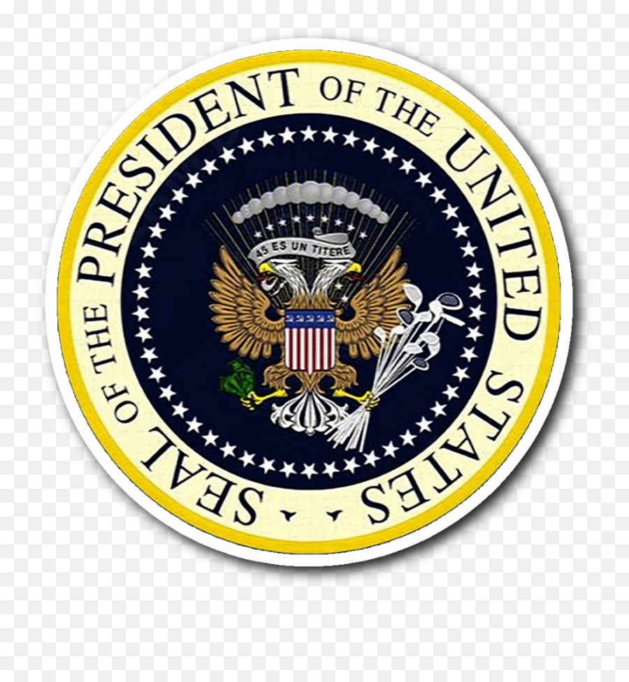 Charles Leazott Sticker Fake - President Of America Emoji,Presidential Seal Png