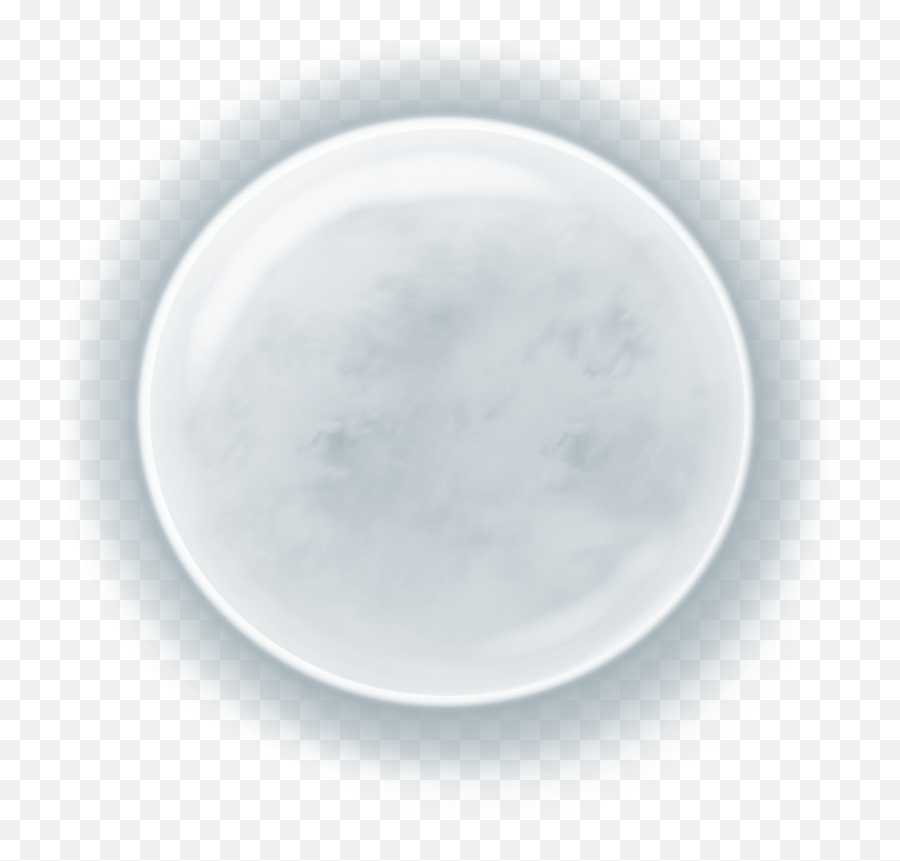 Glowing Moon Transparent Background - Full Moon Emoji,Moon Transparent