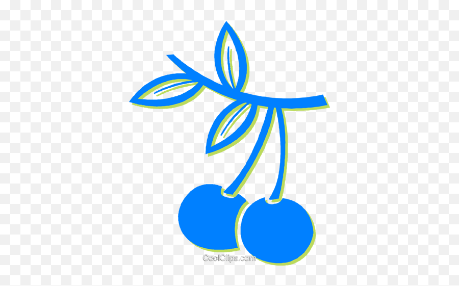 Cherries Royalty Free Vector Clip Art Illustration - Vc030588 Cherry Vector Png Emoji,Cherries Clipart
