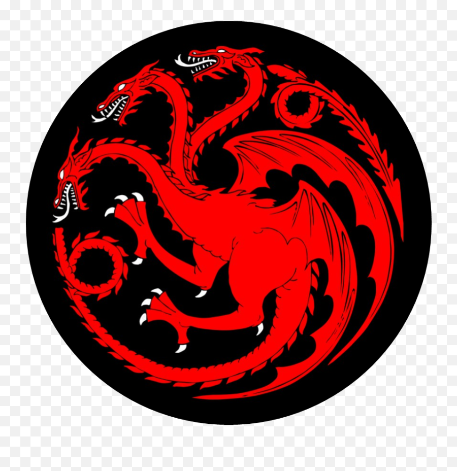 House Targaryen Png Photos - Game Of Thrones Targaryen Targaryen Game Of Thrones Sticker Emoji,Game Of Thrones Dragon Png