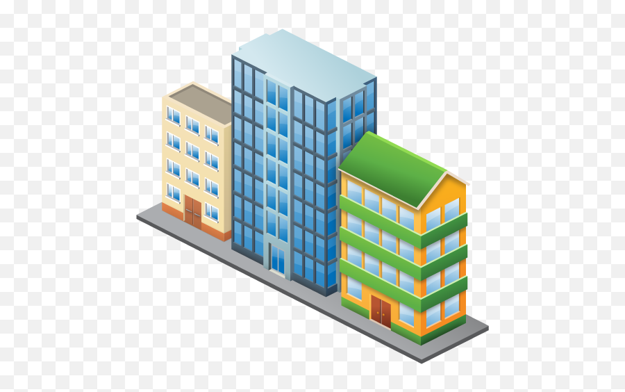 City Town Png Transparent Background - Large Building Icon Png Emoji,Town Png