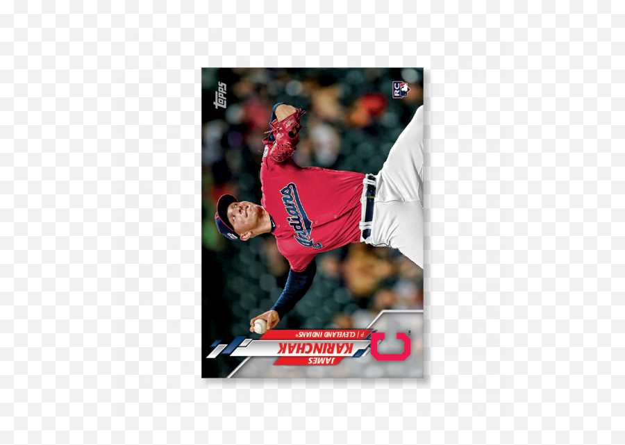 James Karinchak 2020 Topps Baseball - For Baseball Emoji,Topps Logo