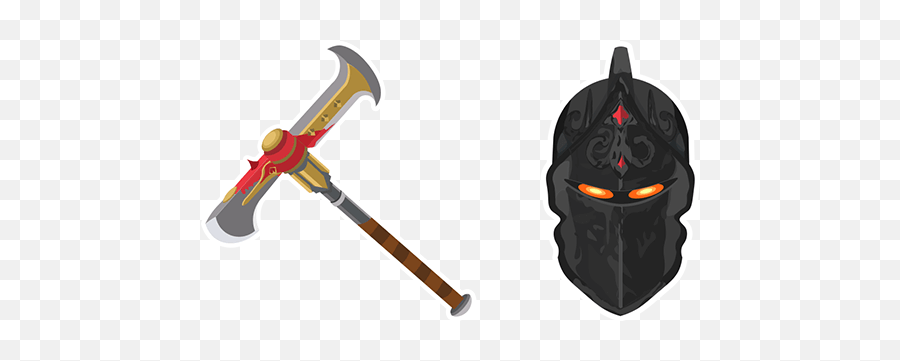 Fortnite Black Knight Skin Pickaxe - Black Knight Pickaxe Emoji,Black Knight Fortnite Png