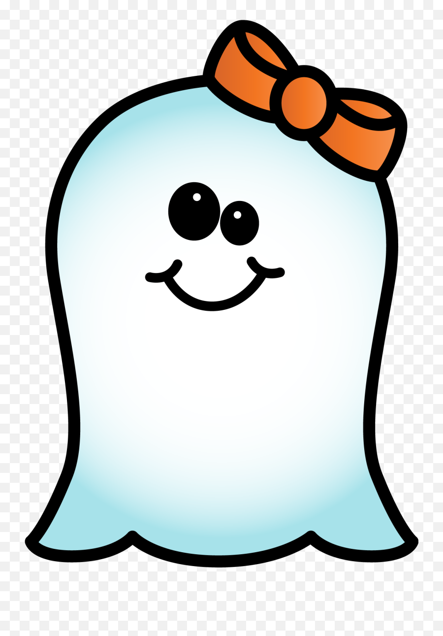 Cute Ghost Halloween Clipart - Cute Halloween Clip Art Emoji,Ghost Clipart