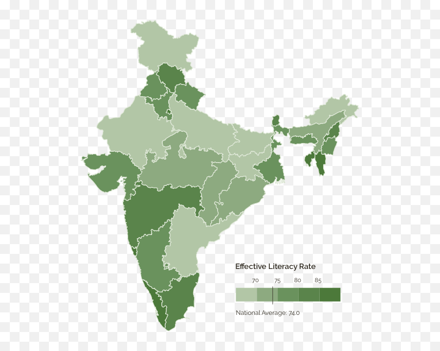 Download Glad Tidings India - India States Map Vector Png Emoji,India Map Png