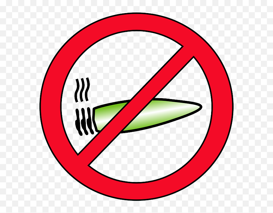 No Smoking Weed Png - Clip Art Library No Smoking Bongs Sign Emoji,Weed Clipart