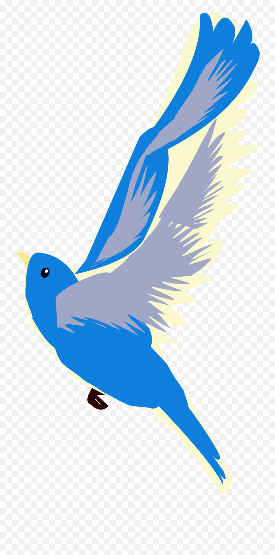 Blue Bird Flying Nature Drawing Free Image Download Emoji,Bird Flying Transparent