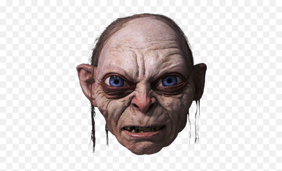 The Lord Of The Rings - Gollum Mask Maschera Gollum Emoji,Lord Of The Rings Logo
