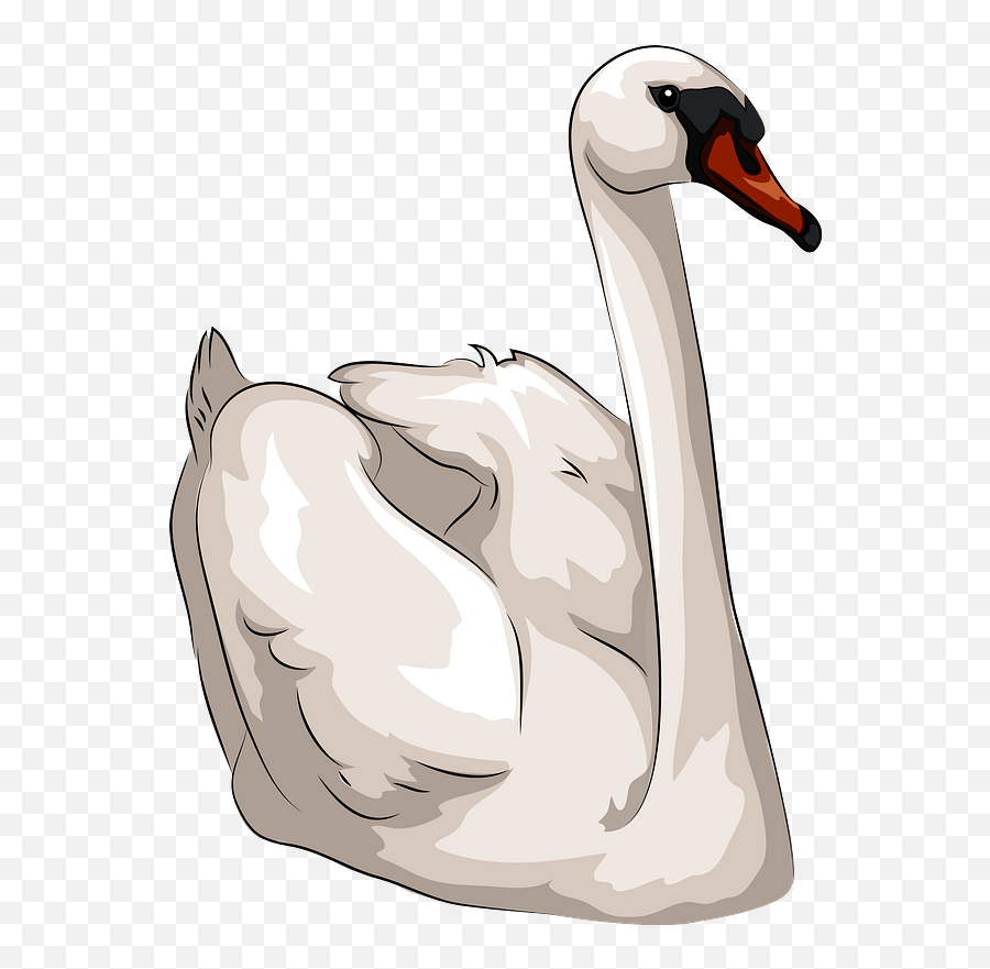 Swan Clipart - Swan Clipart Emoji,Swan Clipart