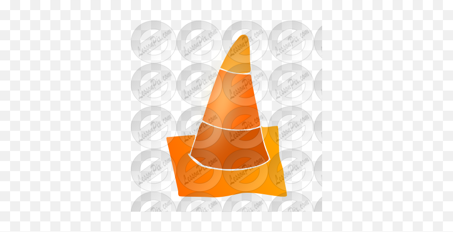 Traffic Cone Stencil For Classroom - Witch Hat Emoji,Cone Clipart