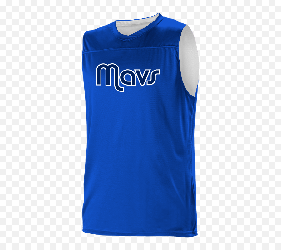 Dallas Mavericks Youth Reversible Basketball Jerseys - Sleeveless Emoji,Mavs Logo